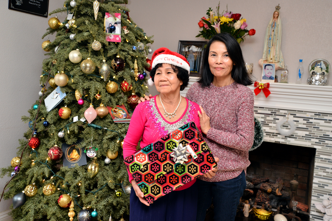 Grandma Tuyết and aunt Vân
