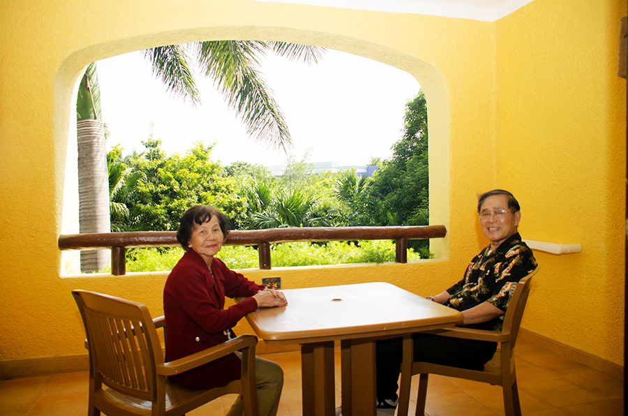 The balcony from mom & dad room
