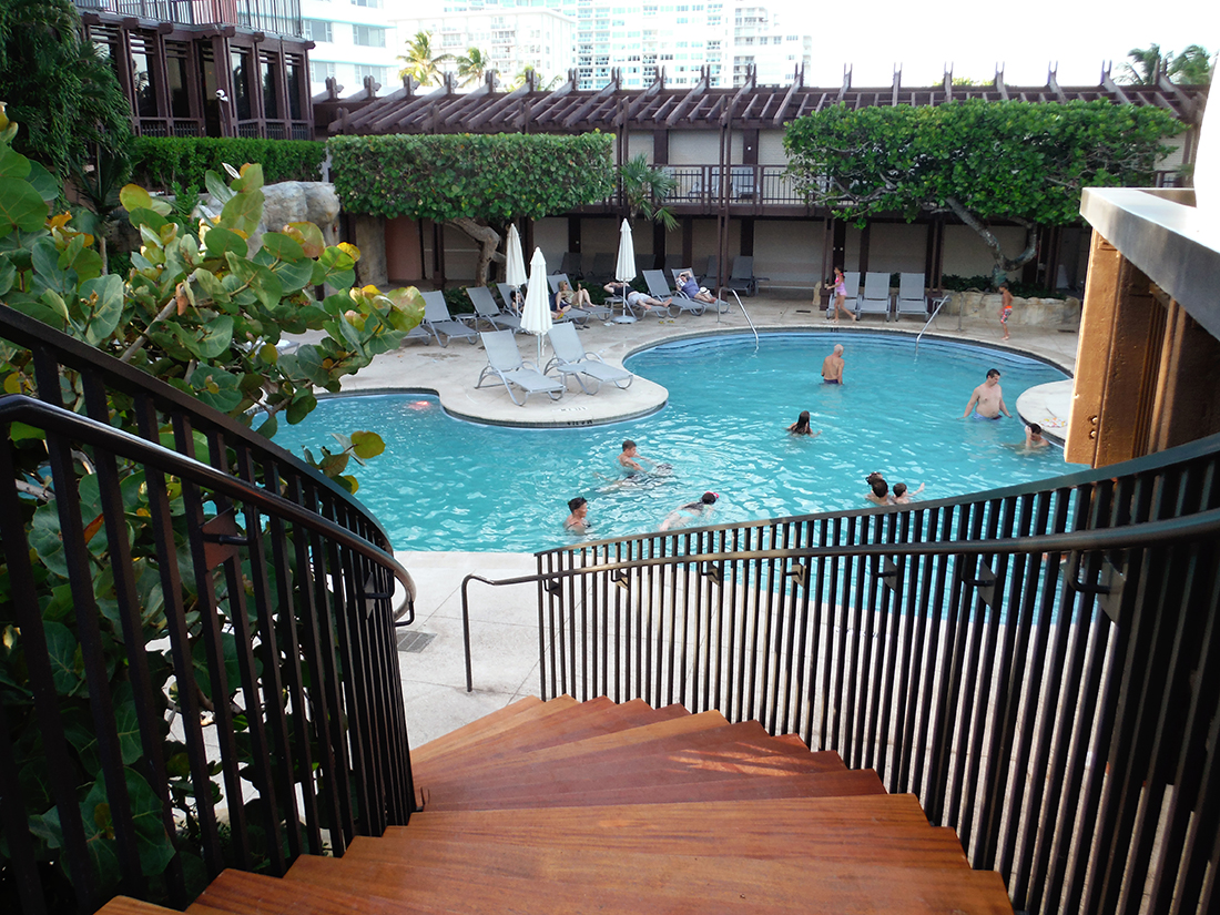 Pool at Alexander Hotel, Miami
